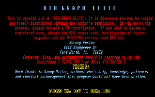 Bio-Graph Elite atari screenshot